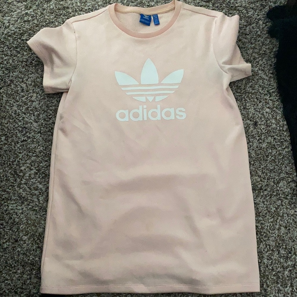 Pink Adidas dress size small
